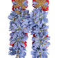 Dolce & Gabbana Gold Tone Brass Floral Crystal Clip On Dangling Earrings