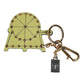 Dolce & Gabbana Multicolor Gold Tone Carretto Keychain Keyring