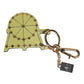 Dolce & Gabbana Multicolor Gold Tone Carretto Keychain Keyring