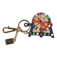 Dolce & Gabbana Multicolor Gold Tone Carretto Keychain Keyring