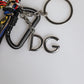 Multicolor Braided Rope Logo Bag Shoulder Strap
