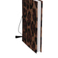 Dolce & Gabbana Brown Black Polyester Leopard Logo Print Small Notebook