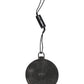 Dolce & Gabbana Green Calfskin Leather Round Logo Hand Mirror Holder