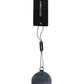 Dolce & Gabbana Pink Calfskin Leather Round Logo Hand Mirror Holder