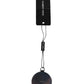 Dolce & Gabbana Pink Calfskin Leather Round Logo Hand Mirror Holder