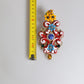 Dolce & Gabbana Multicolor Spring CARRETTO Gold Brass Crystal Hair Clip