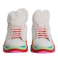 Dolce & Gabbana Multicolor Low Top Trainers Sneakers Shoes