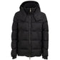 Schwarze Baumwolljacke