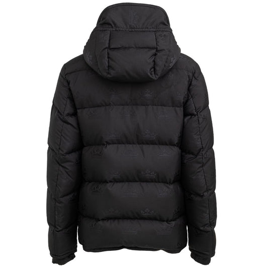 Schwarze Baumwolljacke