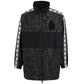 Schwarze Polyesterjacke