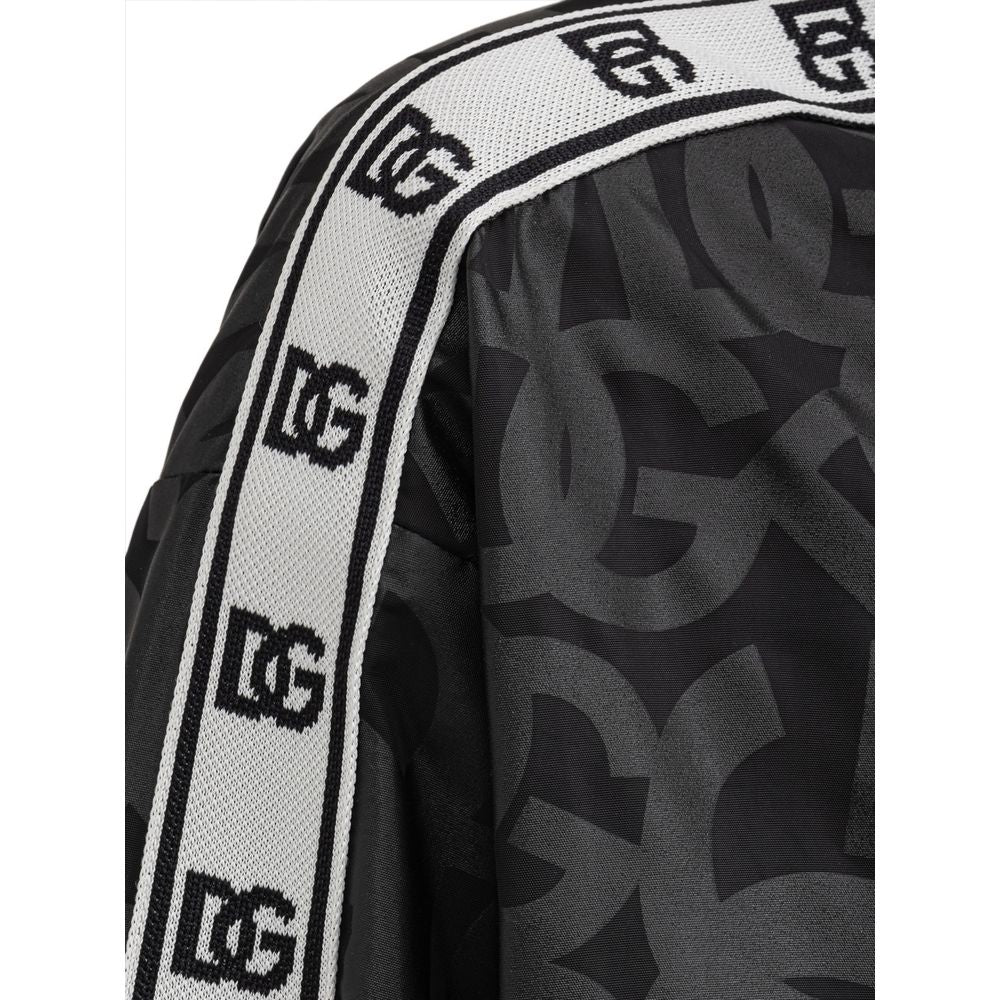 Giacca in poliestere nero