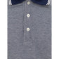 Blaues Poloshirt aus Baumwolle