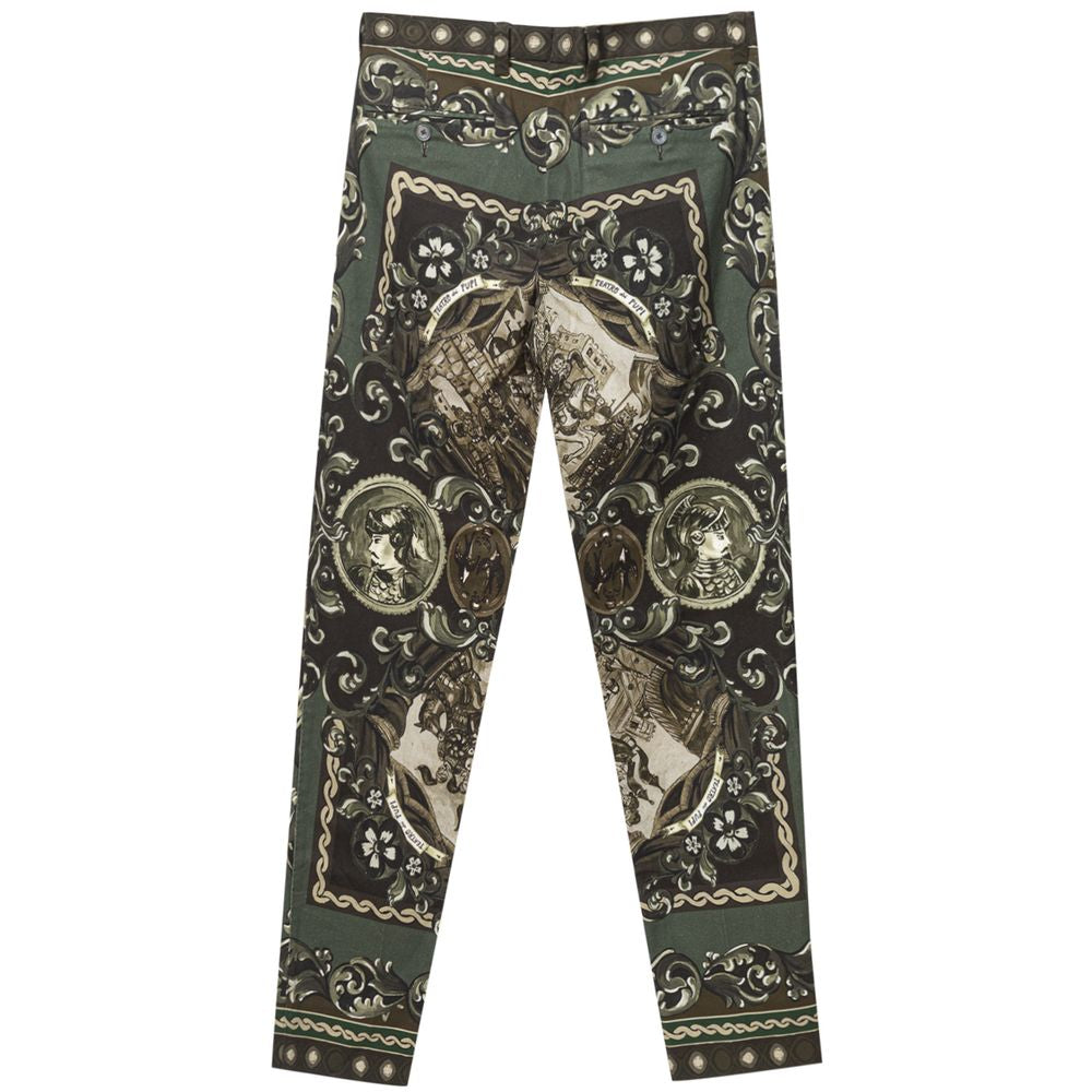 Grüne Jeans und Hose aus Baumwolle