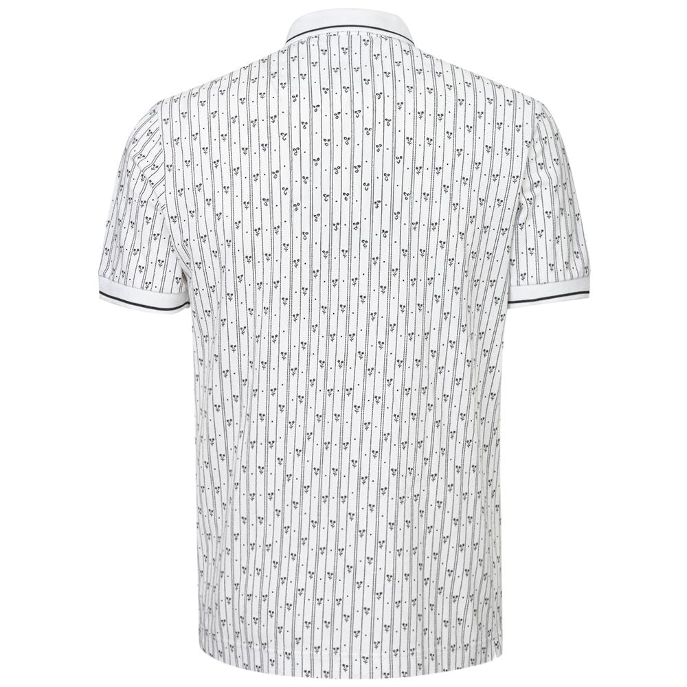Polo in cotone bianco