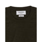 Grüner Wollpullover
