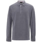 Polo in cotone blu
