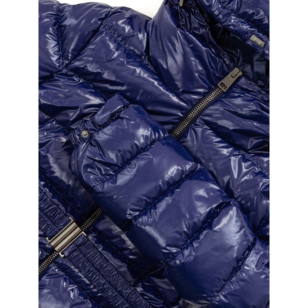 Giacche e cappotti in poliammide blu