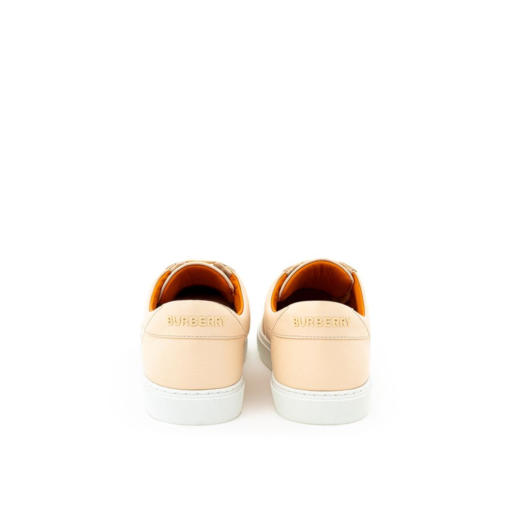 Sneaker in pelle rosa