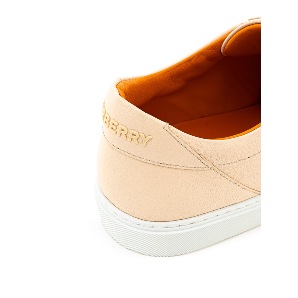 Sneaker in pelle rosa