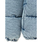 Blaue Polyesterjacken und -mäntel