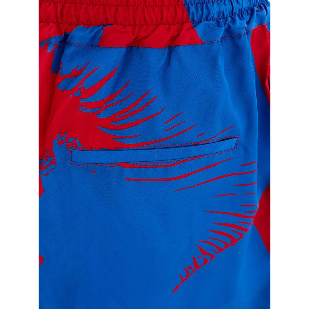 Elegante mehrfarbige Viskose-Shorts