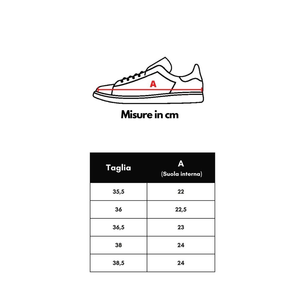 Weißer Baumwoll-Sneaker