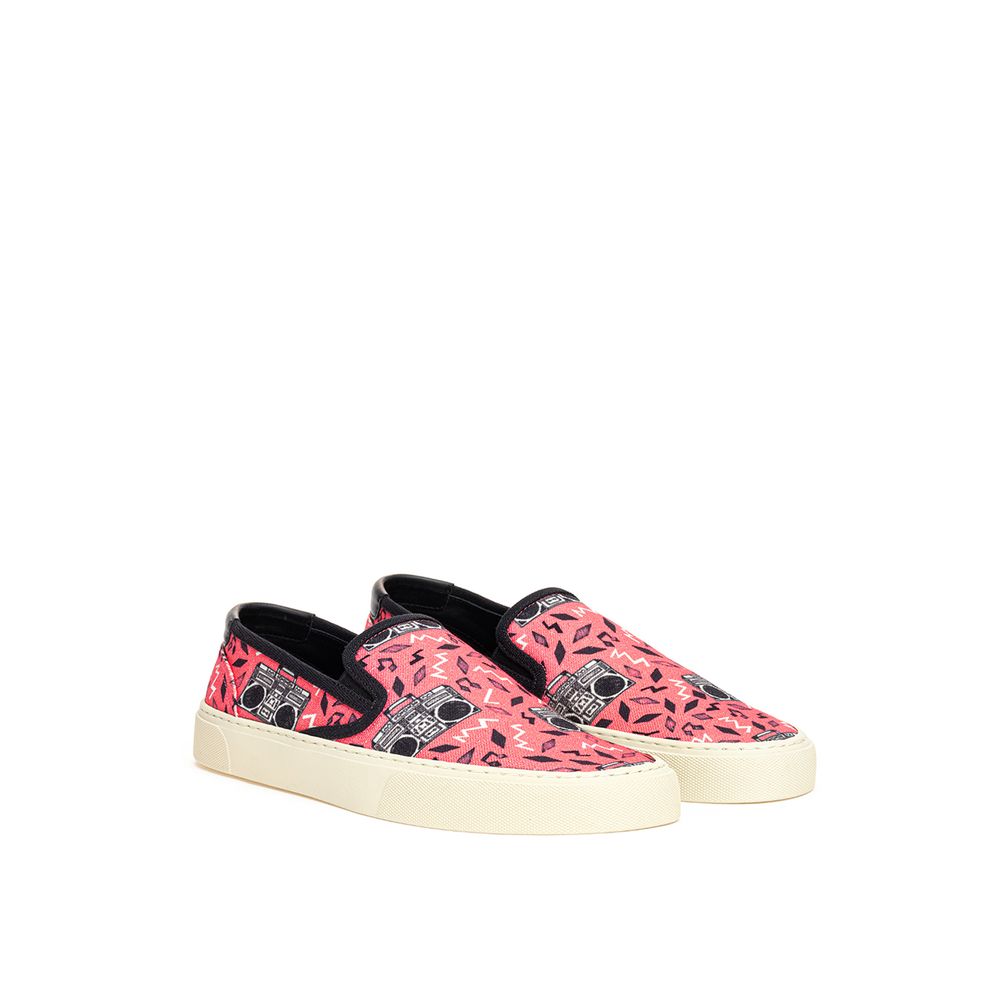 Rosa Baumwoll-Sneaker