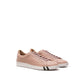 Eleganti sneakers in pelle rosa per donna