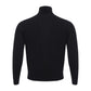 Maglione nero di lusso in cashmere italiano