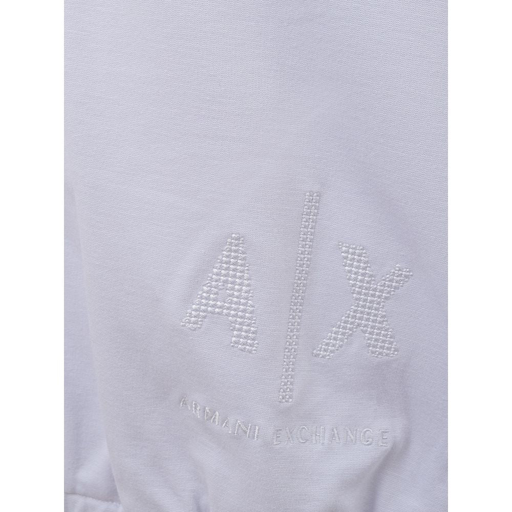Maglione in viscosa bianco chic per donna