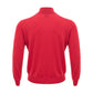 Elegantes karmesinrotes Woll-T-Shirt für Herren