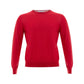 Eleganter roter Wollpullover für Herren