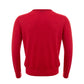 Eleganter roter Wollpullover für Herren