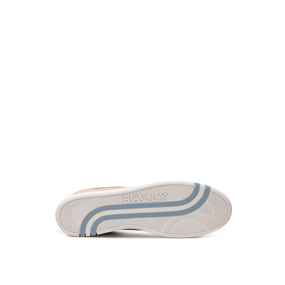 Elegante rosa Leder-Sneaker