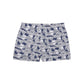 Elegante weiße Badeshorts aus Polyester