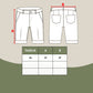 Elegante weiße Badeshorts aus Polyester