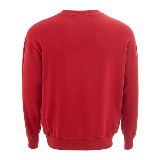 Edler roter Baumwollpullover
