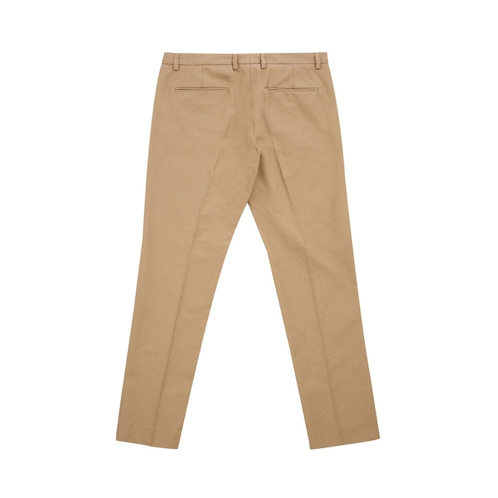 Elegante braune Baumwollhose für Damen