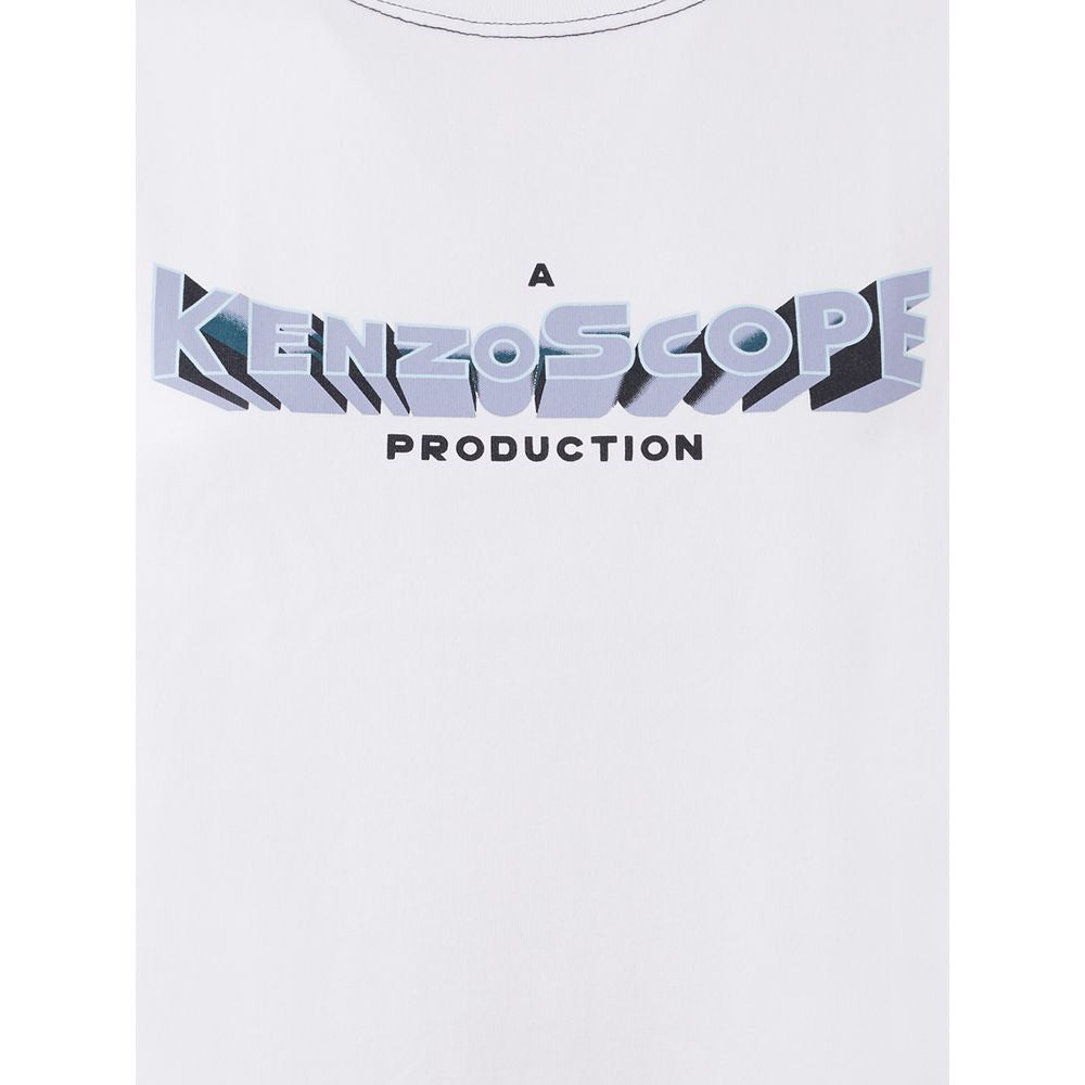 Elegante top in cotone bianco per donna