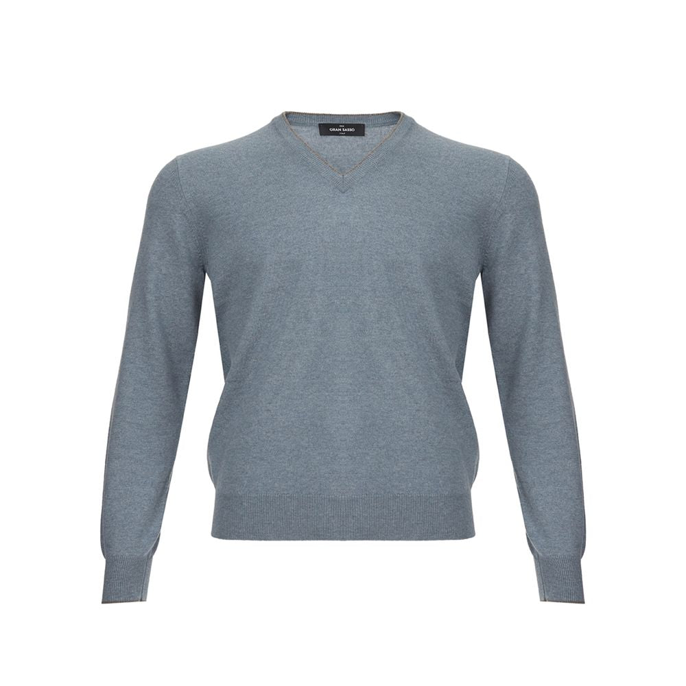 Eleganter Kaschmirpullover in schickem Grau