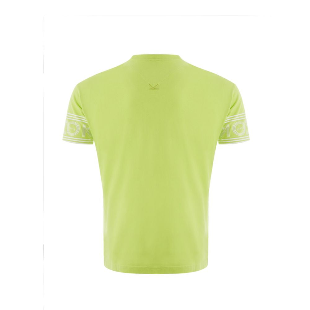 Sonnengelbes Baumwoll-T-Shirt für stylische Männer