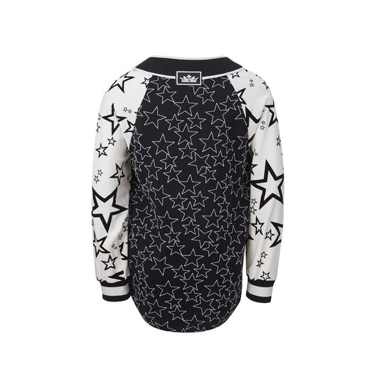 Maglione in cotone nero chic per donna