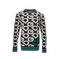 Elegante maglione in cotone nero per uno stile sofisticato