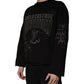 Dolce & Gabbana Black DG Heaven Crew Neck Pullover Sweater
