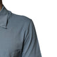 Dolce & Gabbana Blue Cotton Button Down Casual Men Polo Shirt