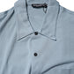 Dolce & Gabbana Blue Cotton Button Down Casual Men Polo Shirt