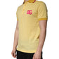 Dolce & Gabbana Yellow Cotton Logo Collared Polo T-shirt