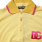 Dolce & Gabbana Yellow Cotton Logo Collared Polo T-shirt