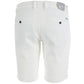 Yes Zee White Cotton Short