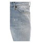 Light Blue Cotton Jeans & Pant